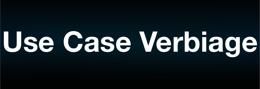 Words that sell: Use Case Verbiage