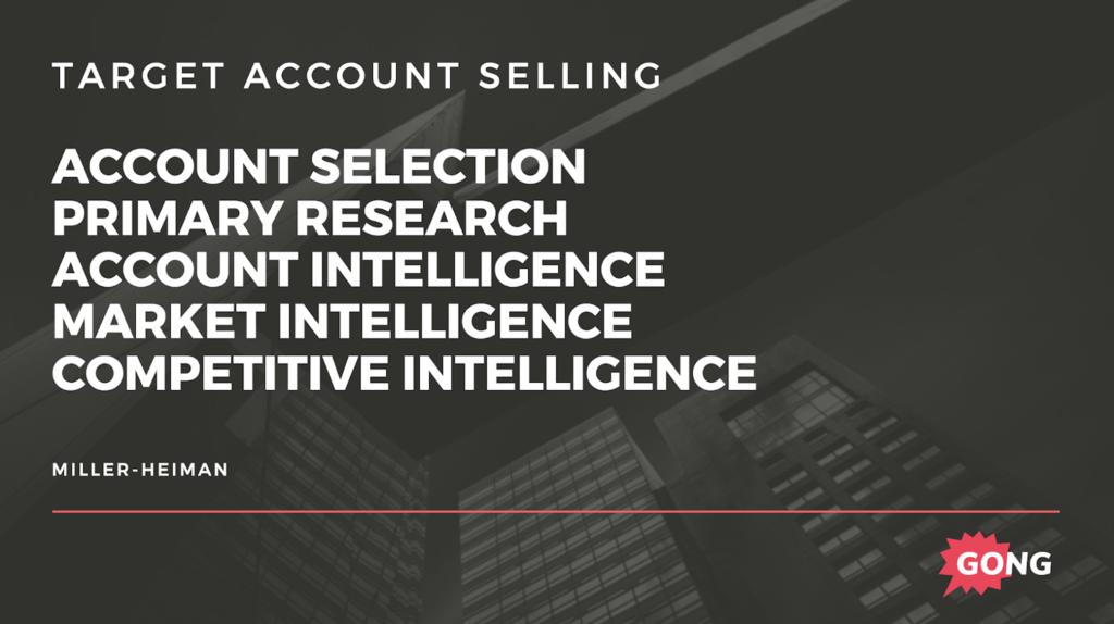 Target Account Selling Methodology