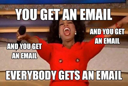 you get an email meme