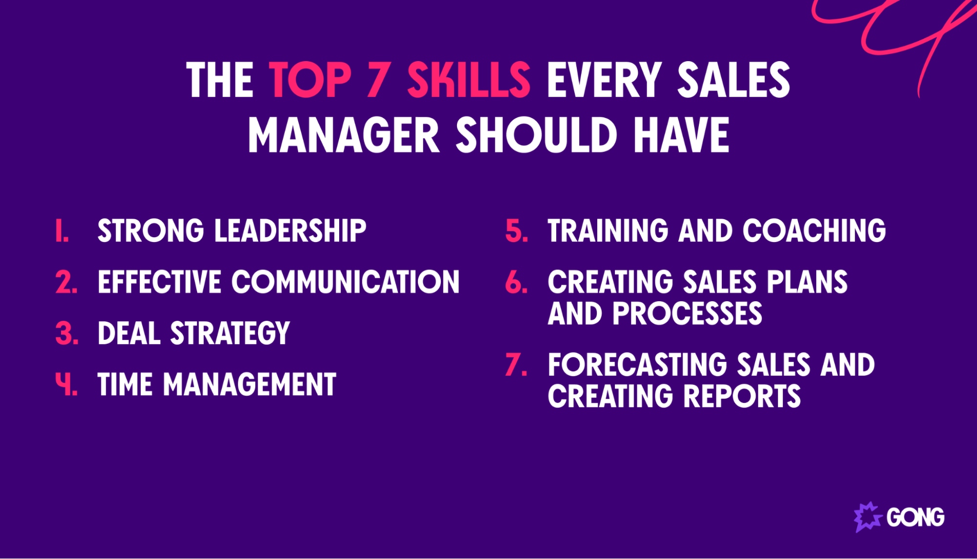 The top 7 skills every sales manager should have
