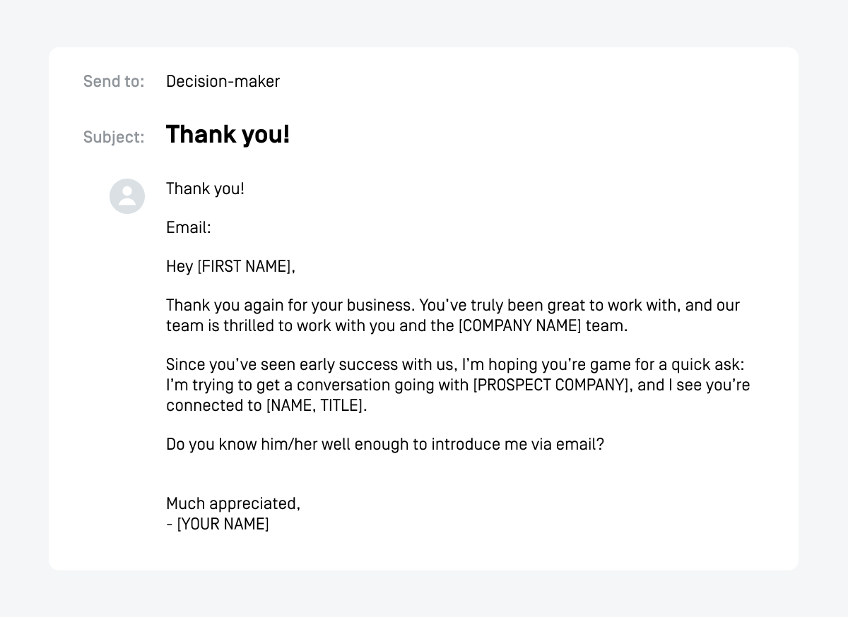 An example of a follow up email
