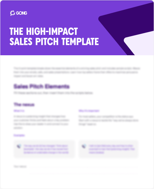 sales pitch presentation script