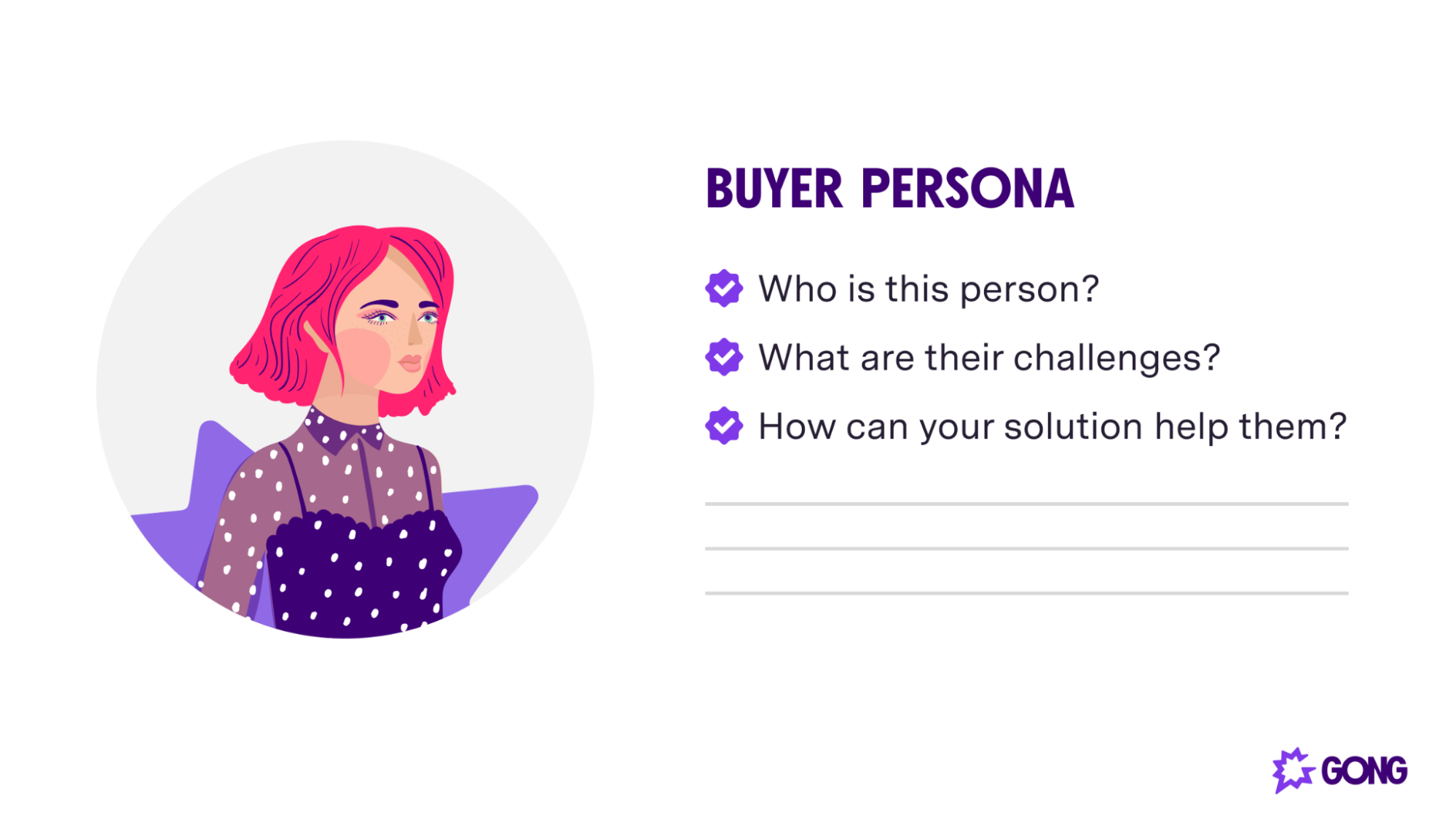 Example of a buyer persona